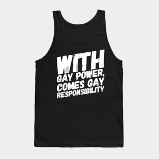 Gay Power/Gay Responsibility Tank Top